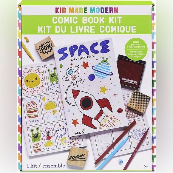 Kid Made Modern K1441 Comic Book Kit Children’s Craft, 1 kit - Picture 2 of 4
